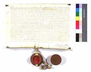 Lehenrevers des Johann Konrad von Woellwarth für sich und Konsorten gegen Propst Johann Christoph zu Ellwangen über Killingen, den Hof zum Rötenberg, Baiershofen, Röthardt, Bernlohe, Westhausen und ein Drittel am großen und kleinen Zehnten zu Ober- und Unterböbingen