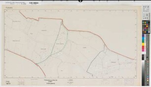 Ostbevern, Westbevern, Milte (Ostbevern, Telgte, Warendorf), Flurbereinigung Bevertal, Zuteilungskarte 2466, Milte Flur 27-28; Ostbevern Flur 50