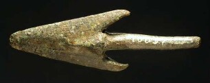 Zweiflügelige Dornpfeilspitze mit Widerhaken