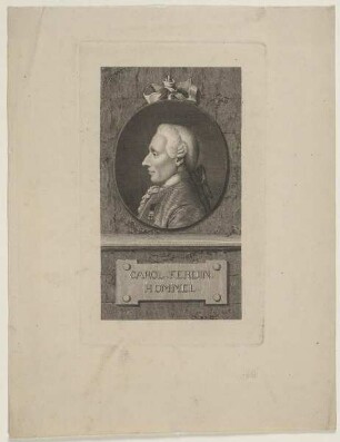 Bildnis des Carol. Ferdin. Hommel