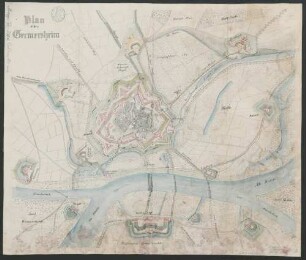 Plan// von// Germersheim - BSB Cod.icon. 180 uoo
