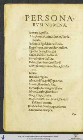 Ectrachelistis Sive Decollatus Ioannes