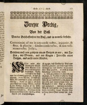 177-190, Zweyte Predig von der Buß