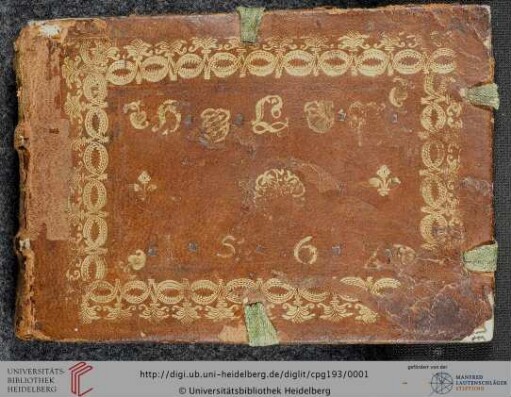 Johann Kraus, Thomas Erastus, Johann Lange, Marx Rechklau: Konsilien ; anonyme Regimina