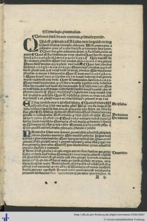 Compendium grammatices. Volumen primum
