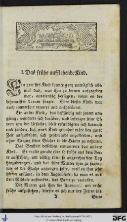 I.-XX. Kapitel