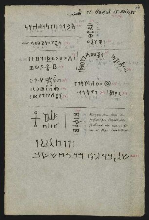 62r 15.III.1884 el-Hadab: Inschriften Nr. 755-769