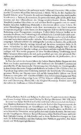 Boehart, William :: Politik und Religion, Studien zum Fragmentenstreit, Reimarus, Goeze, Lessing, Diss. : Schwarzenbek, Martienss, 1988