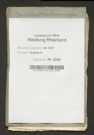 Erbschaft des ausländischen Soldaten Capus