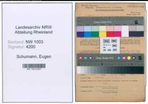 Entnazifizierung Eugen Schumann , geb. 16.09.1904 (Wolleinkaeufer)