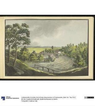 Ansicht des Alaunwerkes in Freienwalde