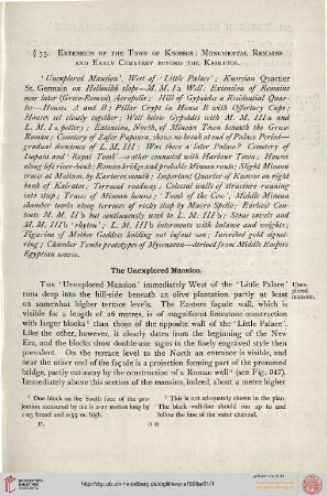 Extension of the Town of Knossos