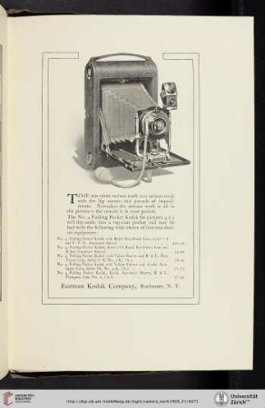 Eastman Kodak Company [No. 4 Folding Pocket Kodak Camera]