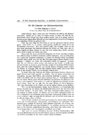 Die Literatur des Zeichenunterrichts