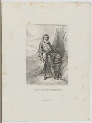 Bildnis des François de Bassompierre