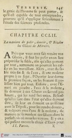 Chapitre CCLII