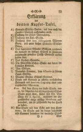 Erklärung der dritten Kupfer-Tafel
