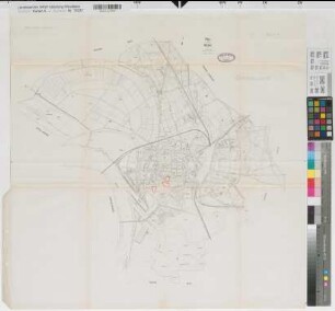 Wesel (Wesel) Stadtplan 1938 1 : 10 000 72 x 72 Druck B Nr. 1291
