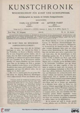 Heft 13 (28. Januar 1892)