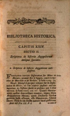 Bibliotheca Historica, 3,1
