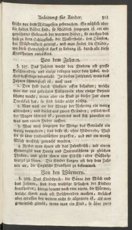 Von dem Zahnen