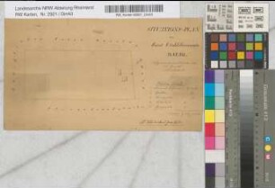 Situationsplan des Forstetablissements Baerl. Aufgenommen Nov. 1844. Der Geometer Schmallenbach