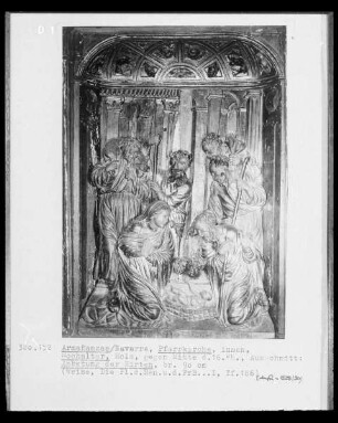 Relief: Szenen der Anbetung des Christuskindes