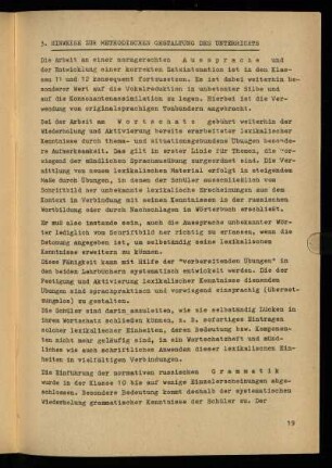 3. Hinweise zur methodischen Gestaltung des Unterrichts