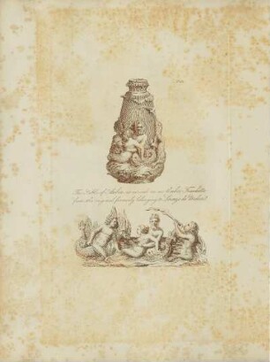 Illustration: The Fable of Ambra, as carved on an Amber Fiaschetto, ...