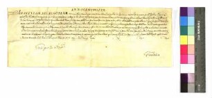 Indulgenzbrief des Papsts Innocenz X. für das Stift Comburg