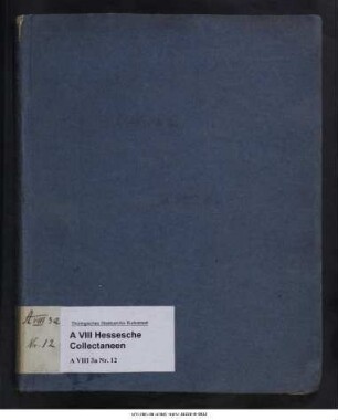 Valentin Ernst Löscher: Historia Saxoniae, Thuringiae, Misniae et Lusatiae [Geschichte Sachsens, Thüringens, (der Mark) Meißen und der Lausitz]