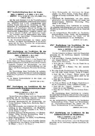Genehmigung von Lernbüchern für den Deutschunterricht (Sprachkundebüchern) an Hauptschulen : [Erziehung] ; [Für das Reich] ; [Amtliche Erlasse] ; [Amtlicher Teil]