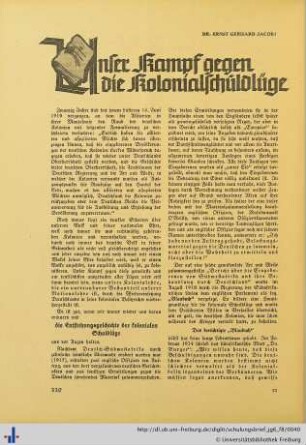 Unser Kampf gegen die Kolonialschuldlüge.