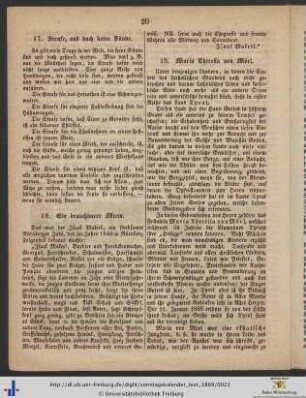 17. Strafe, und doch keine Sünde.