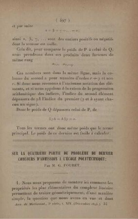 Théorème d'Algèbre. [Fortsetzung]