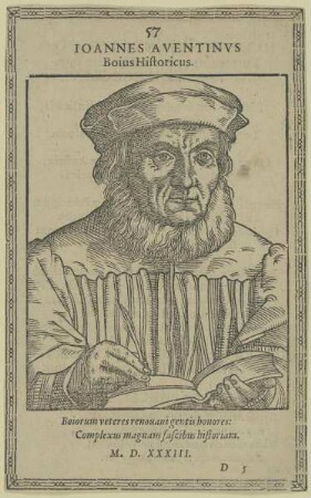 Bildnis des Johann Aventinus