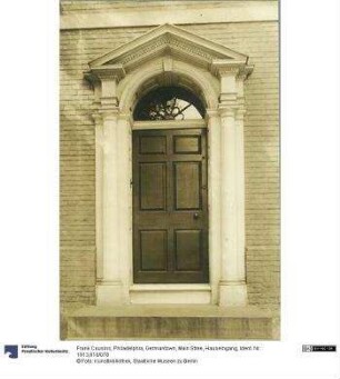 Philadelphia, Germantown, Main Stree, Hauseingang