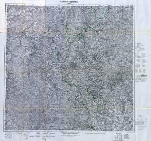 Reichskarte: Umdruck, Karte des Vogtlandes