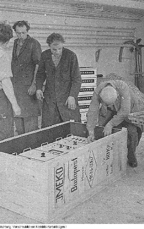 Dresden, Rossendorf. Atom-Reaktor Rossendorf, Januar 1958