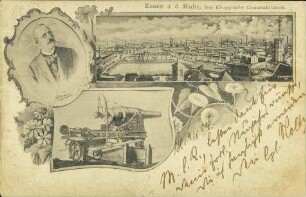 Essen a.d. Ruhr, Die Krupp'sche Gussstahlfabrik.