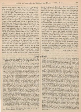 181-186 Kleine Kritiken