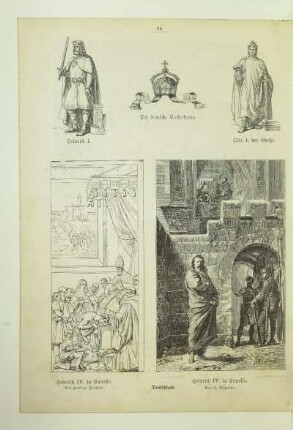 Heinrich IV. in Canossa