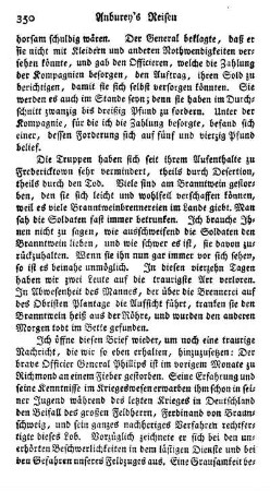 Ost-Windsor in Konnektikut, den 2. Septbr. 1781
