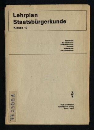 1977: Klasse 10