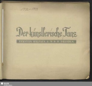 Der künstlerische Tanz