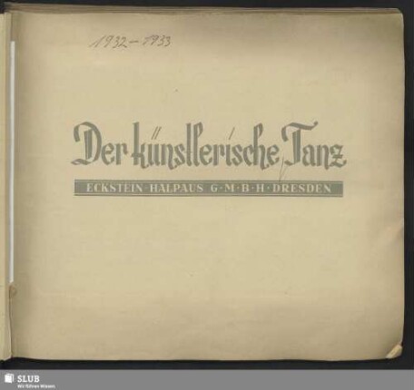 Der künstlerische Tanz