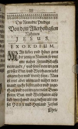 Die Neundte Predigt