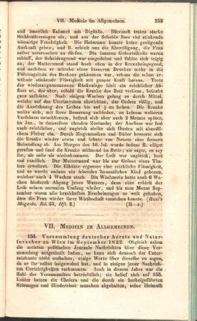 VII. Medicin im Allgemeinen.