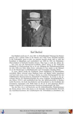 Karl Bechtel (Nachruf)