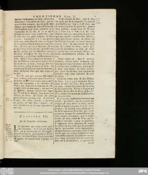 Chapitre III. De la Vocation interieure.